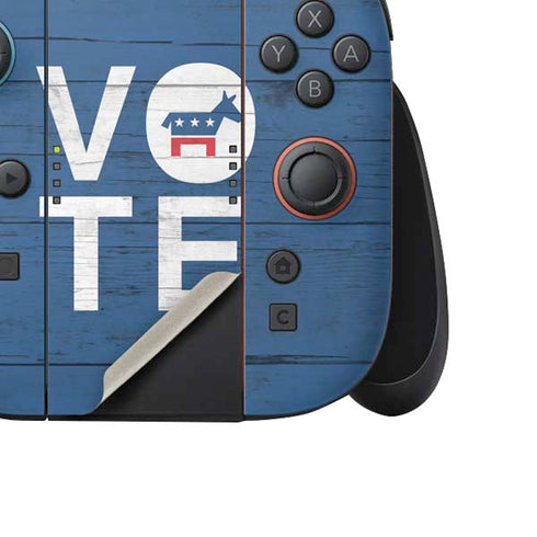 Vote Democrat Nintendo Switch 2 (2025) Joy-Con Controller Skin