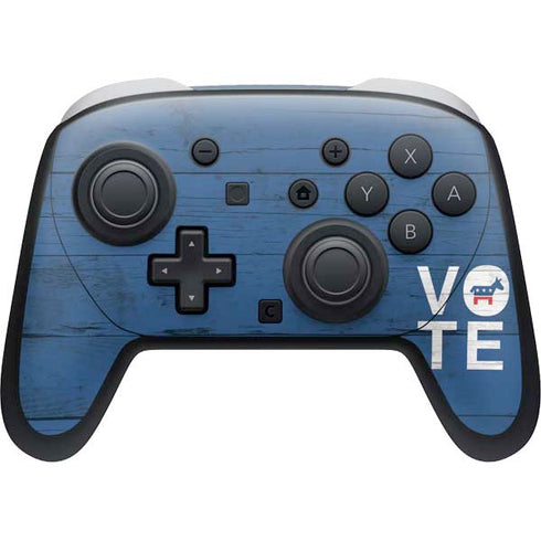 Vote Democrat Nintendo Switch 2 (2025) Pro Controller Skin