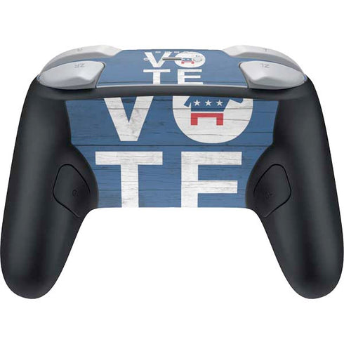 Vote Democrat Nintendo Switch 2 (2025) Pro Controller Skin