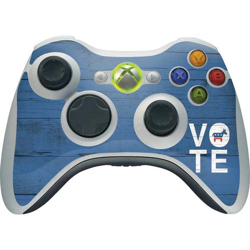 Vote Democrat Xbox 360 Wireless Controller Skin