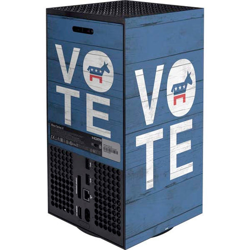 Vote Democrat XBox Series X Digital Edition Bundle Skin