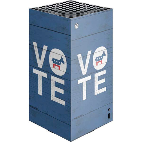 Vote Democrat XBox Series X Digital Edition Console Skin