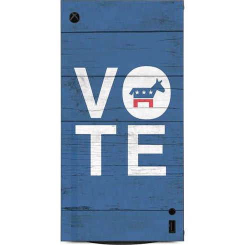 Vote Democrat XBox Series X Digital Edition Console Skin