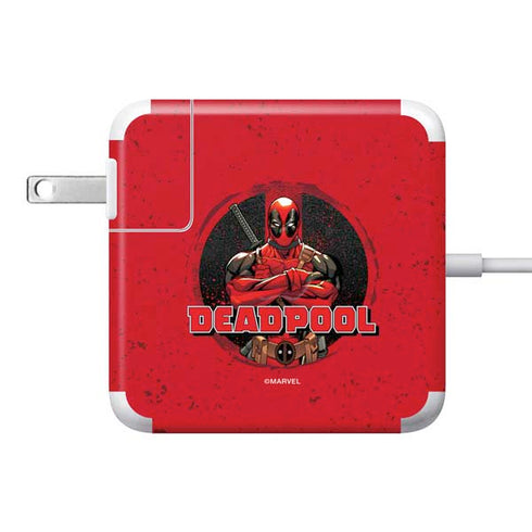 Marvel Deadpool Wade Wilson 85W Power Adapter (15 and 17 inch MacBook Pro Charger) Skin
