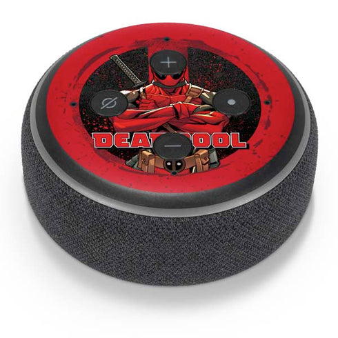 Marvel Deadpool Wade Wilson Amazon Echo Dot Skin