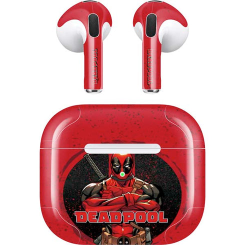 Marvel Deadpool Wade Wilson Apple AirPods (3rd Gen 2021) Skin