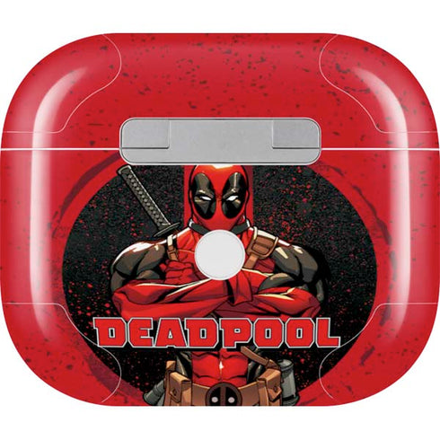 Marvel Deadpool Wade Wilson Apple AirPods (3rd Gen 2021) Skin