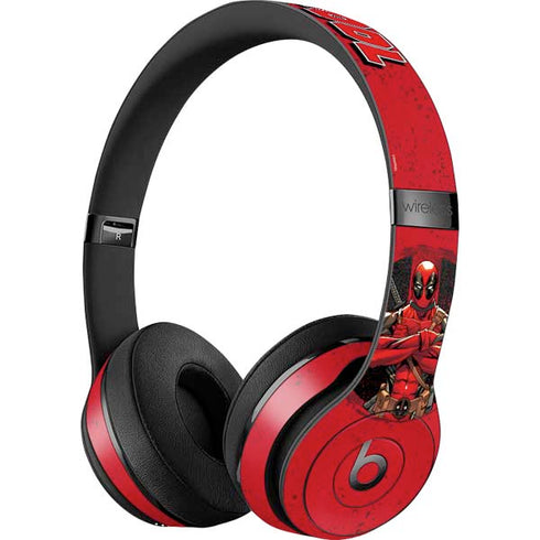 Marvel Deadpool Wade Wilson Beats Solo 3 Wireless Skin