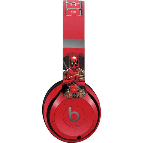 Marvel Deadpool Wade Wilson Beats Solo 4 Wireless Headphones Skin
