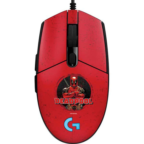 Marvel Deadpool Wade Wilson G203 Prodigy RGB Wired Gaming Mouse Skin