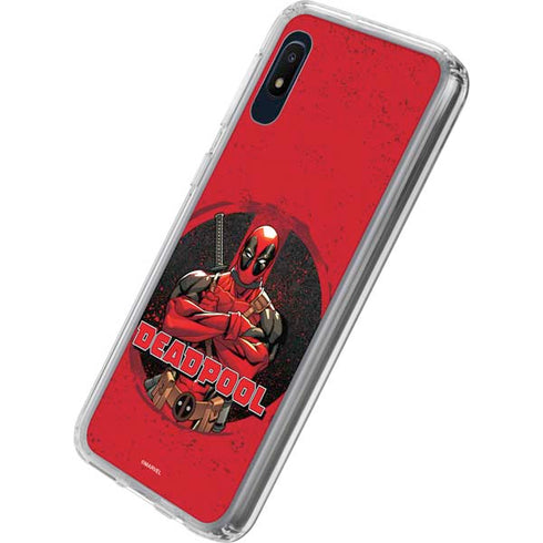 Marvel Deadpool Wade Wilson Galaxy A10e Clear Case