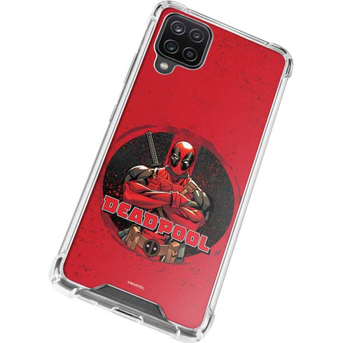 Marvel Deadpool Wade Wilson Galaxy A12 Clear Case
