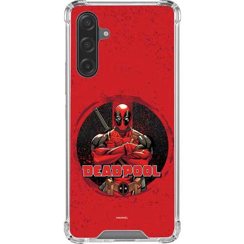 Marvel Deadpool Wade Wilson Galaxy A17 Clear Case