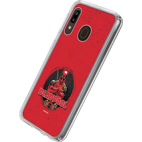 Marvel Deadpool Wade Wilson Galaxy A20 Clear Case
