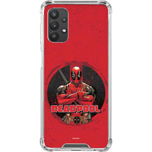 Marvel Deadpool Wade Wilson Galaxy A32 5G Clear Case