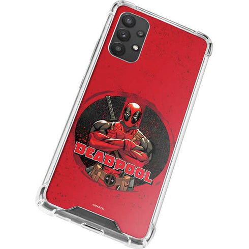 Marvel Deadpool Wade Wilson Galaxy A32 5G Clear Case