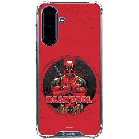 Marvel Deadpool Wade Wilson Galaxy A36 5G Clear Case