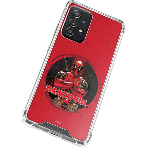 Marvel Deadpool Wade Wilson Galaxy A72 5G Clear Case
