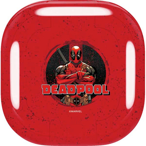 Marvel Deadpool Wade Wilson Galaxy Buds Live Skin
