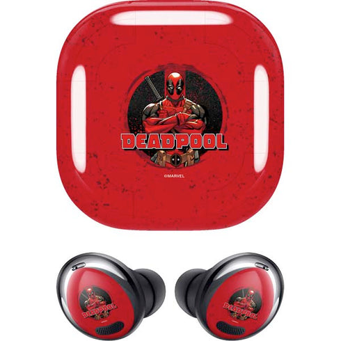 Marvel Deadpool Wade Wilson Galaxy Buds Pro Skin