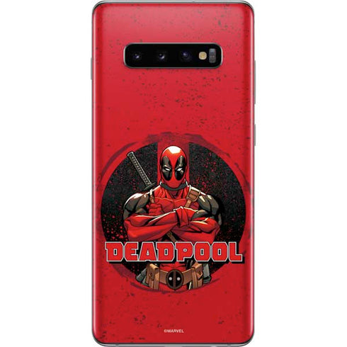 Marvel Deadpool Wade Wilson Galaxy S10 Plus Skin