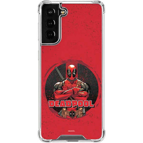 Marvel Deadpool Wade Wilson Galaxy S21 FE Clear Case