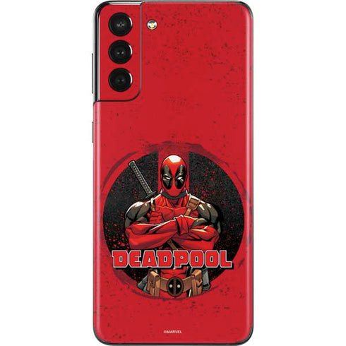 Marvel Deadpool Wade Wilson Galaxy S21 Plus 5G Skin