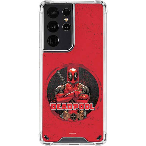 Marvel Deadpool Wade Wilson Galaxy S21 Ultra 5G Clear Case