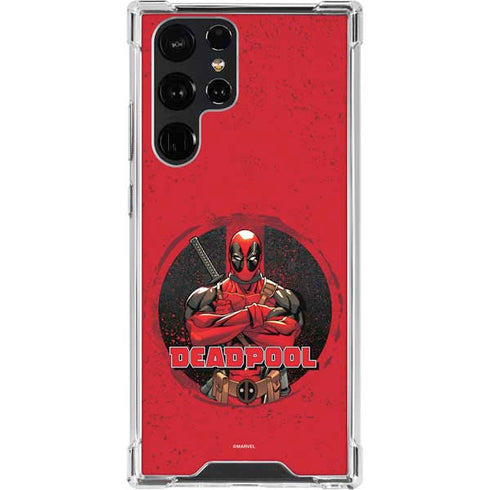 Marvel Deadpool Wade Wilson Galaxy S22 Ultra Clear Case