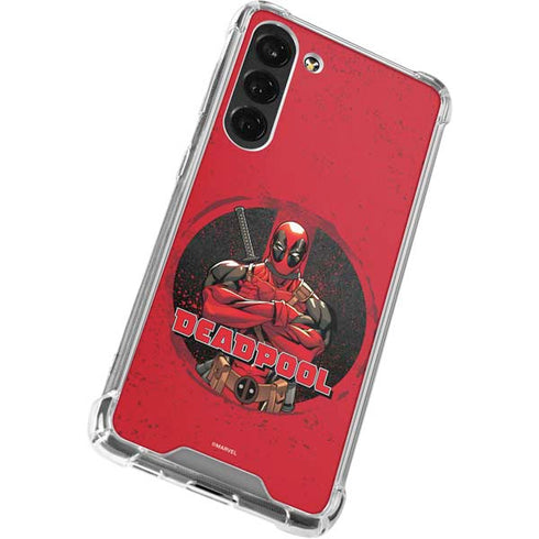Marvel Deadpool Wade Wilson Galaxy S23 Plus Clear Case