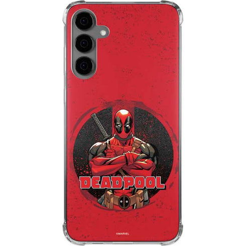 Marvel Deadpool Wade Wilson Galaxy S24 Plus Clear Case