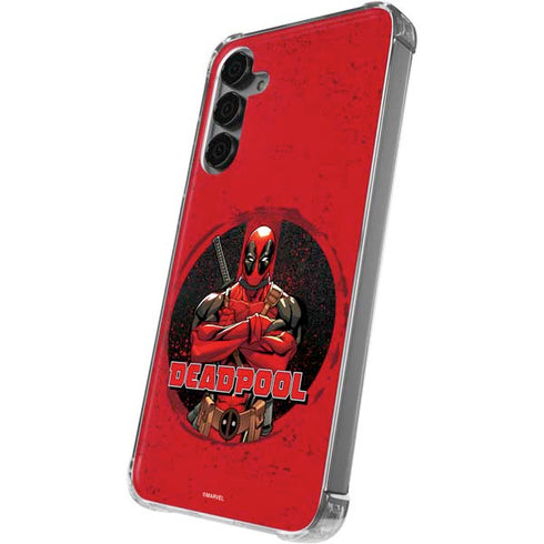 Marvel Deadpool Wade Wilson Galaxy S24 Plus Clear Case