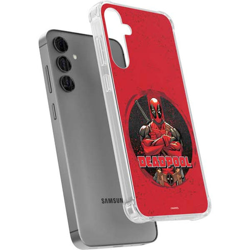Marvel Deadpool Wade Wilson Galaxy S24 Plus Clear Case