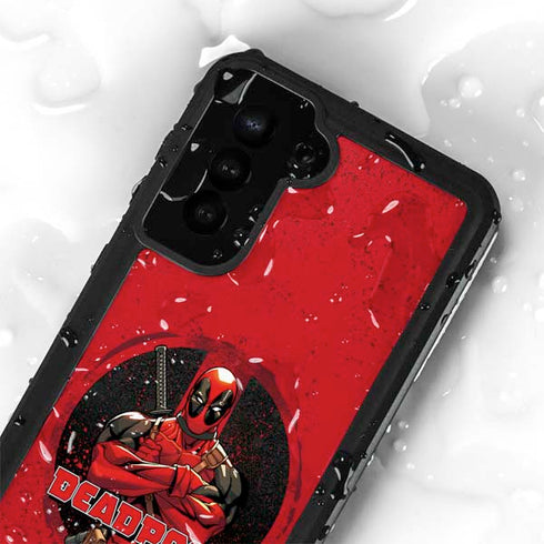 Marvel Deadpool Wade Wilson Galaxy S24 Plus Waterproof Case