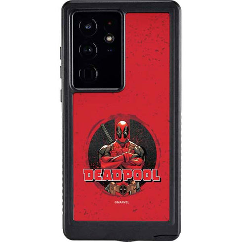 Marvel Deadpool Wade Wilson Galaxy S24 Ultra Waterproof Case