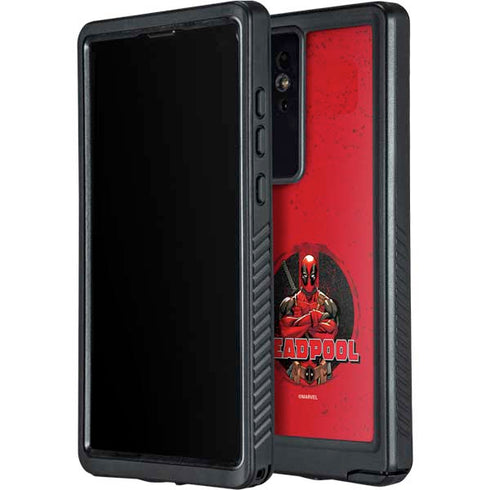Marvel Deadpool Wade Wilson Galaxy S24 Ultra Waterproof Case