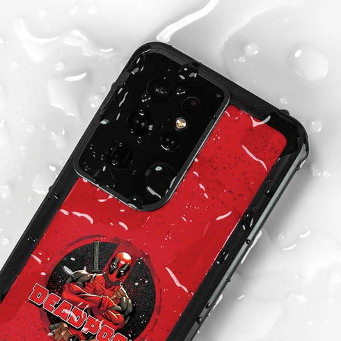 Marvel Deadpool Wade Wilson Galaxy S24 Ultra Waterproof Case
