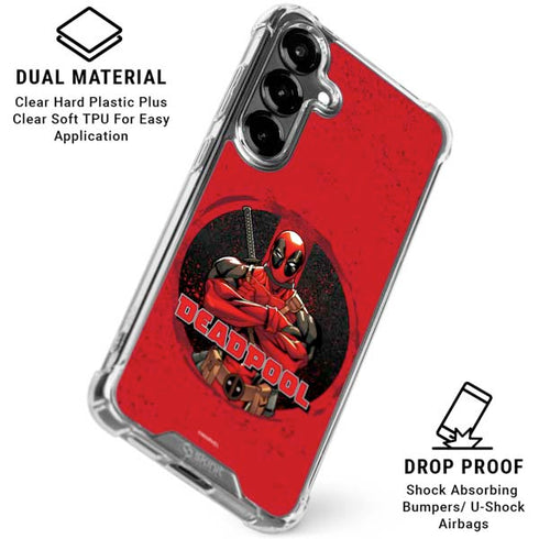 Marvel Deadpool Wade Wilson Galaxy S26 Clear Case