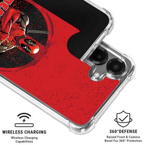 Marvel Deadpool Wade Wilson Galaxy S26 Plus Clear Case
