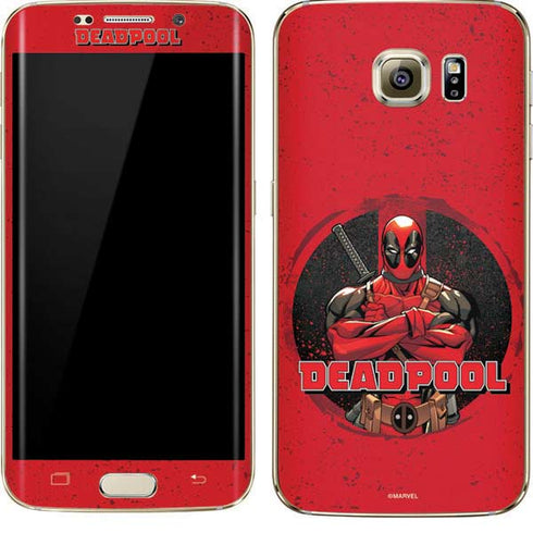 Marvel Deadpool Wade Wilson Galaxy S7 Edge Skin