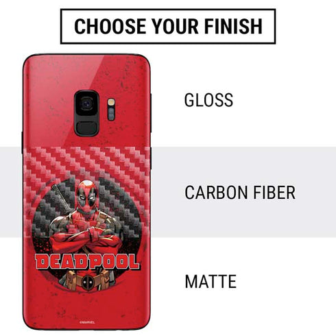 Marvel Deadpool Wade Wilson Galaxy S9 Skin