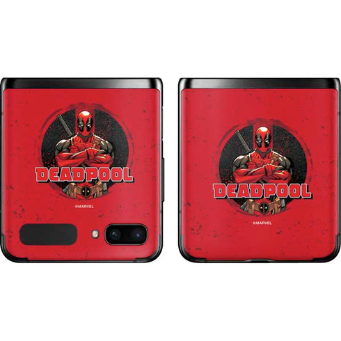 Marvel Deadpool Wade Wilson Galaxy Z Flip Skin