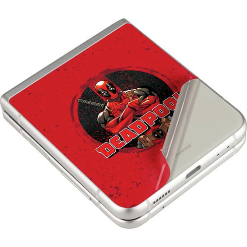 Marvel Deadpool Wade Wilson Galaxy Z Flip3 5G Skin