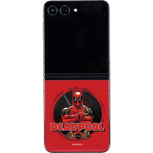 Marvel Deadpool Wade Wilson Galaxy Z Flip5 5G Skin