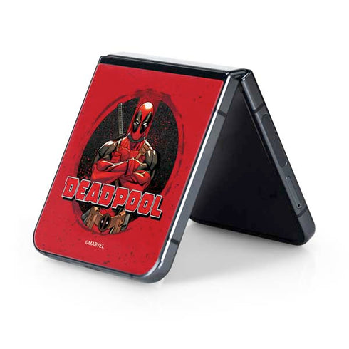 Marvel Deadpool Wade Wilson Galaxy Z Flip5 5G Skin