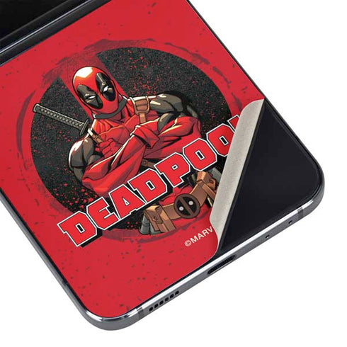 Marvel Deadpool Wade Wilson Galaxy Z Flip5 5G Skin