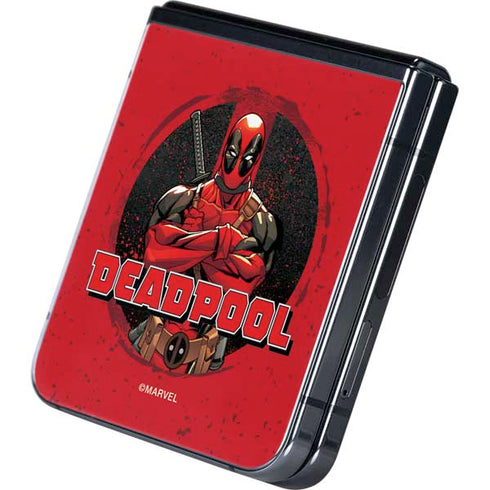 Marvel Deadpool Wade Wilson Galaxy Z Flip5 5G Skin