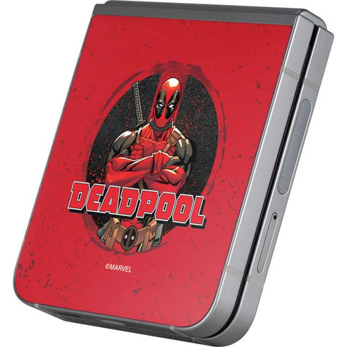 Marvel Deadpool Wade Wilson Galaxy Z Flip6 Skin