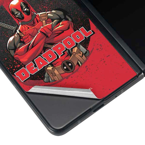 Marvel Deadpool Wade Wilson Galaxy Z Fold3 5G Skin