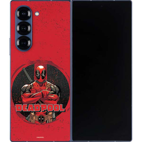 Marvel Deadpool Wade Wilson Galaxy Z Fold6 Skin